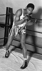 Carl Maxey, as a young boxer at Gonzaga University